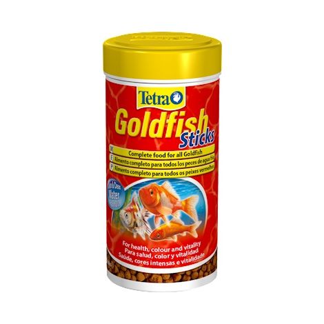 Tetra Goldfish Sticks Food fЩr Karpiner und kaltes Wasser 93 g/250 ml.