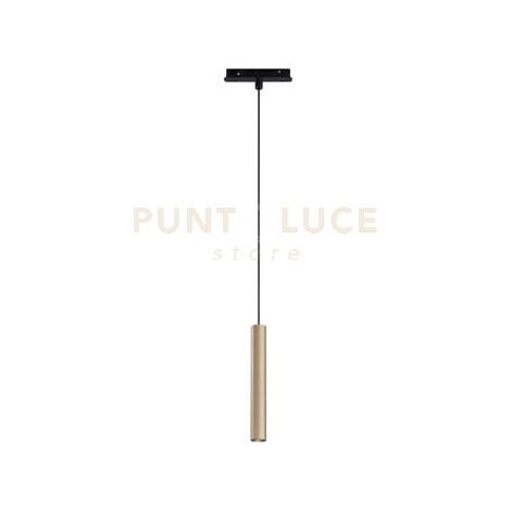 SOSPENSIONE TUBO/PICCOLA PER BINARIO MAGNETICO ORO LED 3000K 468LM 6W