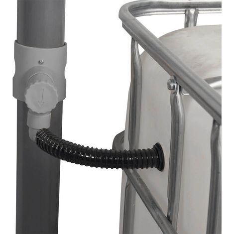 Multicuves – Collecteur d'eau de pluie pour gouttière 80-100 mm – Installation rapide par clipsage – Débit 20L/min – Couleur gris
