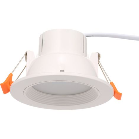 Lámpara de techo LED empotrable de 3 pulgadas y 7 W con sensor de movimiento, adecuada para el hogar, la oficina, el pasillo, el balcón, el baño, el ascensor, el almacén y el garaje. (1/5)