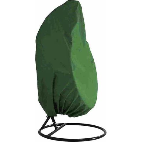 Housse de Fauteuil Suspendu Jardin Rotin Osier Fauteuil Suspendu Imperméable Housse Housse de Protection pour ufs Chaise résistant à l'eau et à la poussière - 190 X115cm (Vert) (1/4)