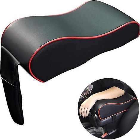 Coussin d'accoudoir de voiture (1 pièce), en mousse à mémoire de forme, pour console centrale, avec housse intégrée. (1/3)