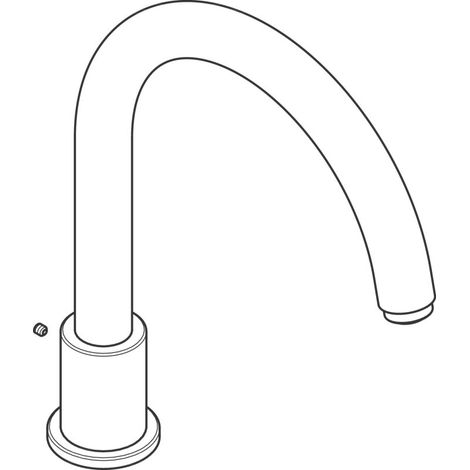 Robinet de baignoire à 4 trous, finition chromée Vernis
