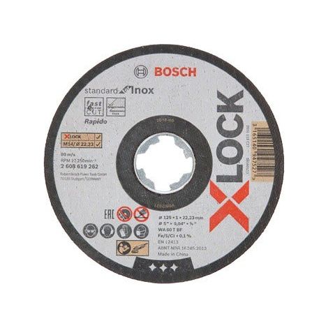 Mole disco da taglio Bosch X-Lock confezione 10 pezzi