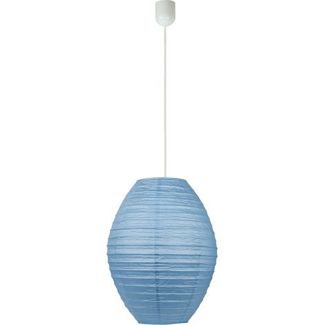 Candellux sospensione Kokon Ø40 blu/turchese E27 carta (1/2)