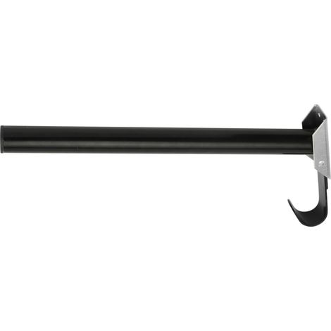 Sattelhalter KLAPPBAR - schwarz