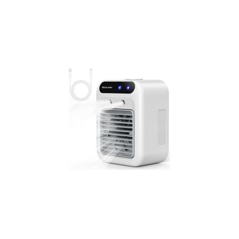 Lntyq Portable Air Conditioner, Silent Mobile Air Conditioner, 500ml Air Cooler, Air Cooler, 2 Speeds + 2 Mist Modes, 15° Wind Direction Adjustment, Mini Air Conditioner (1/5)