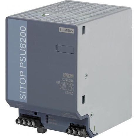 Siemens 6EP13363BA10 Alimentatore per guida DIN 24 V/DC 20 A 480 W Num. uscite:1 x Contenuto 1 pz.