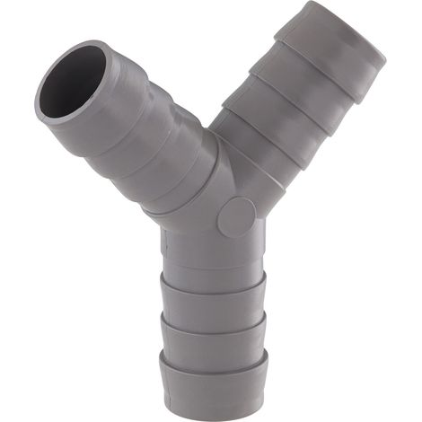 Noyon & Thiebault – Jonction plastique Y pour machine à laver Ø19 – Raccord de robinetterie – Filetage entrée 1/2" – Fixation rapide – Pour tuyaux d'évacuation