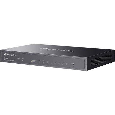 TP-Link Omada SG2008 Netzwerk-Switch Managed L2/L2+ Gigabit Ethernet (10/100/1000) Schwarz