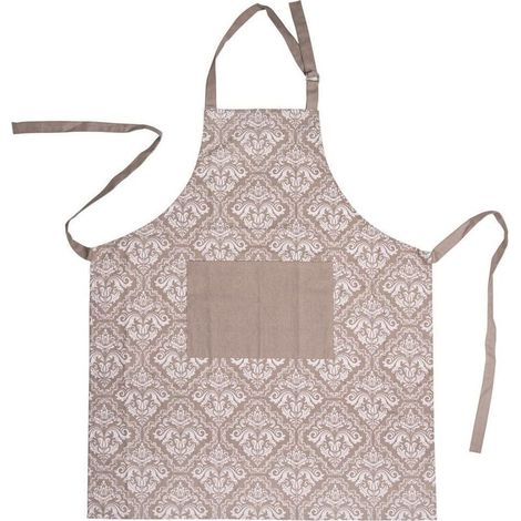 Tablier de cuisine en coton avec liens (1/5)