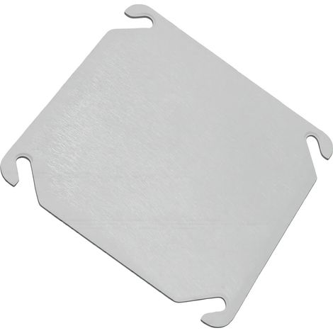 Couvercle de boîte de jonction en métal 4 pouces plaque vierge installation facile protection pour montage électrique en angle set de pièces (1/5)
