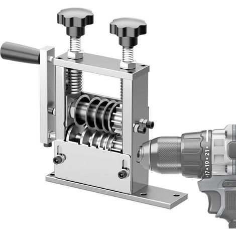 Machine à Dénuder Manuelle,Dénudeur Câble avec Manivelle,Machine de Dépouillement pour Câbles 1-17 m,Denudeur Cable Electrique avec 6 Canaux 5 Lames,Pince à Dénuder pour Recyclage des Déchets Câbles (1/5)