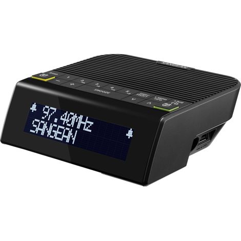 Sangean DCR-90 BT Radio-réveil DAB+, FM Bluetooth fonction réveil noir S819322 (1/8)