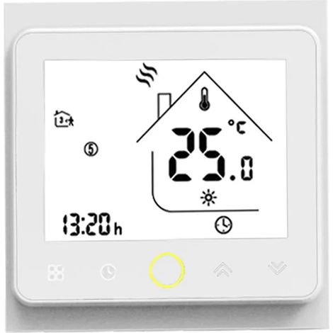 Thermostat intelligent Intellight pour chauffage au sol à eau, sans Wi-Fi - Blanc (1/5)