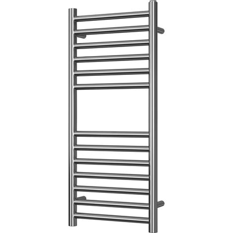 Aston - Stainless Steel Heated Towel Rail - H800mm x W350mm - Straight (1/3)