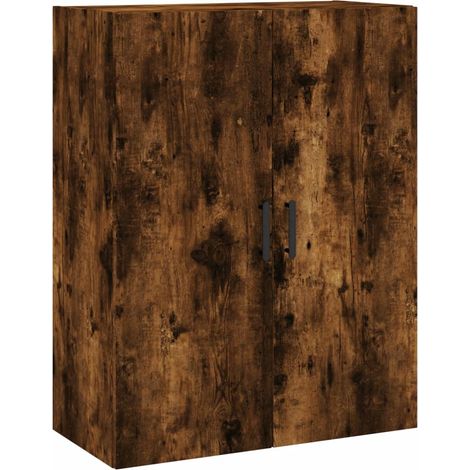 Maison Exclusive - Armario de pared roble ahumado 69,5x34x90 cm (1/5)