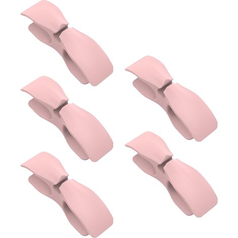 Organisateur de câbles pour appareils de cuisine - Organisateur de câbles anti-nœuds-Rose - Ensemble de 5 pièces- Outils pratiques (1/5)