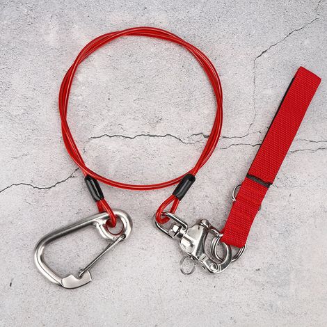 Bracelet de Sécurité en Acier Inoxydable 316 pour Plongée Libre avec Longe