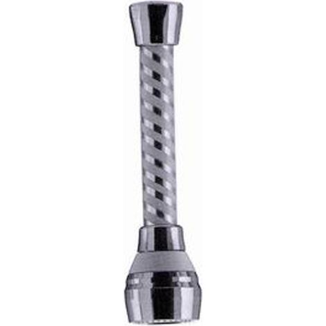 Rompigetto con cannuccia biflex doccetta aeratore cromato 10cm