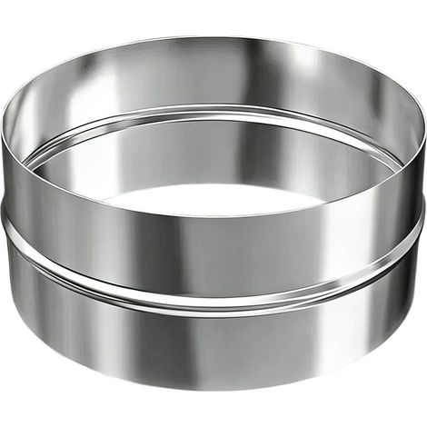 Raccord de 150 mm pour tuyau de ventilation, diamètre 150 mm, raccord en acier galvanisé Adaptateur pour tuyau d'évacuation de climatisation, flexible de tuyau d'évacuation. (1/5)