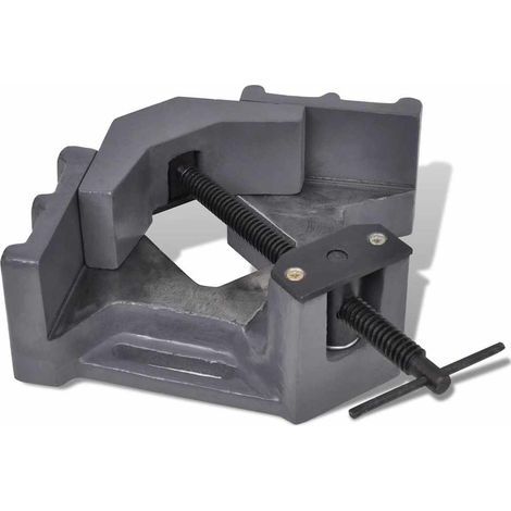 Winkelschraubstock Handbetrieben 115 mm vidaXL (1/4)