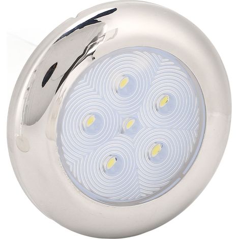 12V LED-Deckenleuchte für Wohnmobile, Auto, Wohnmobil, Boot und Yacht – wasserdicht, weiß/blau