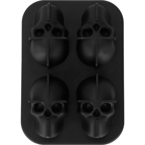 Moule à Glace en Silicone Forme de Crâne pour Cocktails Originaux - Idée Fête d'Été (1/5)