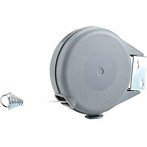 Retractable Washing Line Wall Mounted Stretch Clothes Rope Heavy Duty Laundry Drying Lines Long Heavy Duty Clothesline Portable Wall Mount for Garden, Yard, Bedroom12m (1/5)
