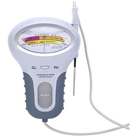 PC102B CL2 Testeur de Chlore et de pH avec Sonde Testeur de Qualité de l'eau pour Piscine ou Spa de Taille Familiale (1/5)