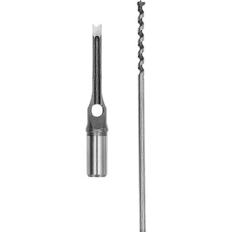 Mèche à mortaiser carrée en acier allié, burin à mortaiser réglable, outil électrique pour le travail du bois, 8 mm (1/5)