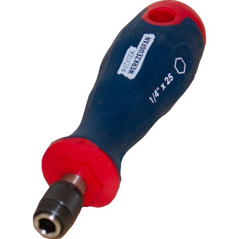 Echter Werkzeugfan Schraubendreher Bithalter kurz mit QuickLock 1/4"x25 Perfect Comfort (1/2)
