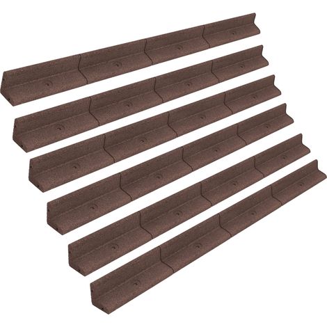 Flexible Rasenkante 6 x 1,2m Gartenbegrenzung Rasen Wege Gummi