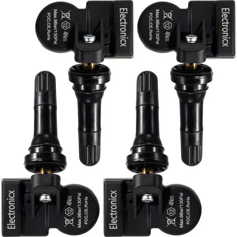 4x RDKS Sensoren Gummi - GreatWall P-series 2021-2026 - Reifendrucksensor TPMS Set