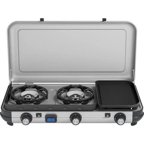 Campingaz Kitchen 2 Multi Cook gris plateado hornillo de camping (1/3)