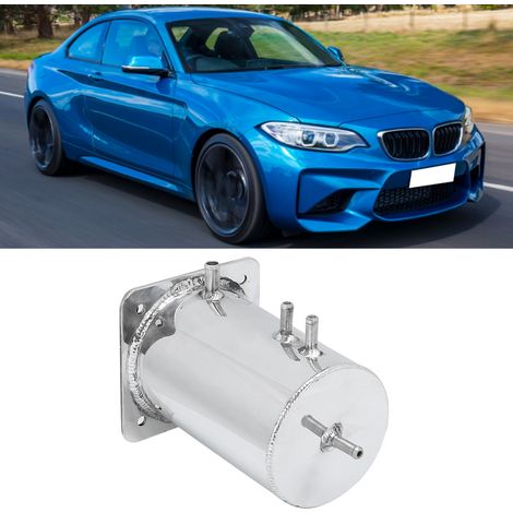 2-Liter-Anti-Surge-Kraftstofftank aus hochglanzpoliertem Aluminium, Überdrehzahltank für Rennsport, Drift und Rallye. (1/5)