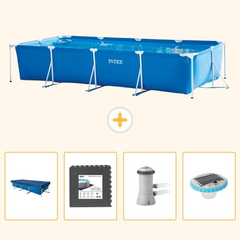 Intex Piscine Tubulaire Rectangulaire - 450x220x84 cm - 5-pièces S86 (1/5)