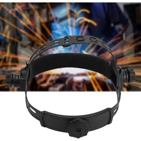 Masque de soudage avec bandeau réglable pour casques de soudage solaires à assombrissement automatique (noir) (1/5)