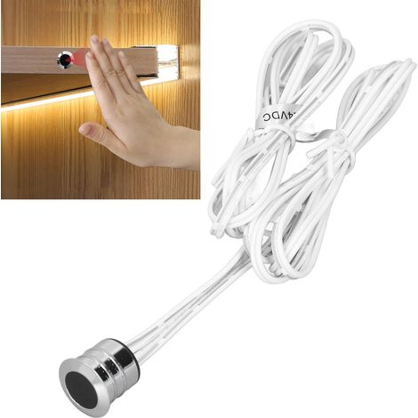 Interrupteur à Détection de Mouvement en Alliage d'Aluminium pour LED - Capteur Infrarouge pour Armoire et Rangement
