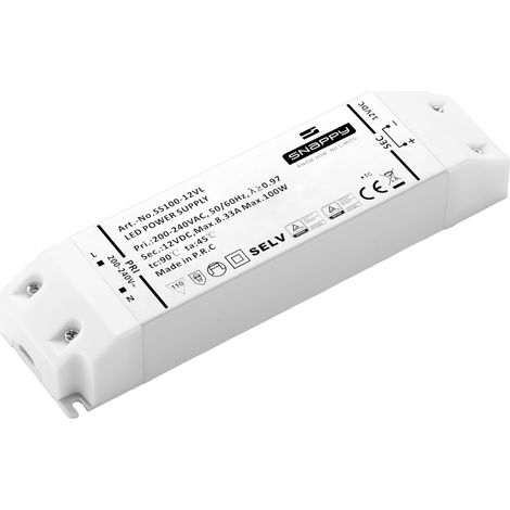 Dehner Elektronik SS 100-24VL LED-Trafo, LED-Treiber  Konstantspannung 100 W 4.17 A 24 V/DC Überspan