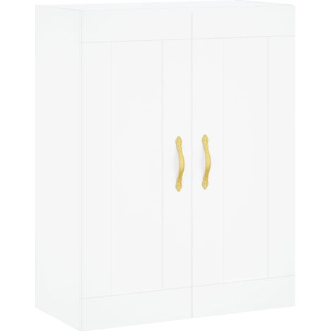 Maison Exclusive - Mobile a Parete Bianco 69,5x34,90 cm in Legno Multistrato