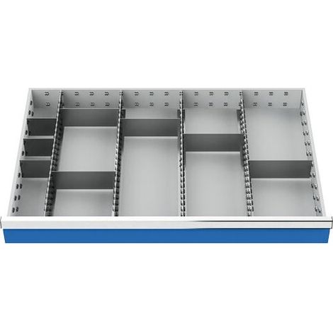 Schubladenunterteilungsmaterial Fronthöhe 100 - 125 mm - 154BLH100A (1/4)