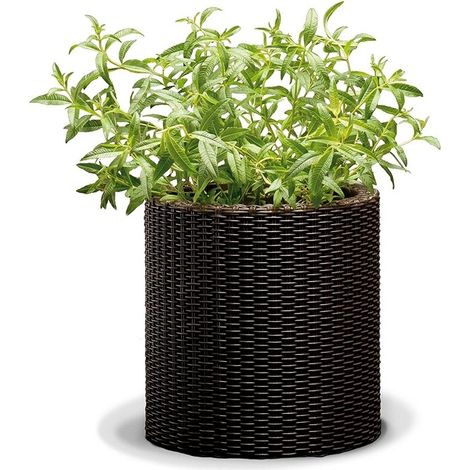 Vaso Portapiante Cilindrico 27,6x27,6x28,3h cm - 7 litri di Capienza
