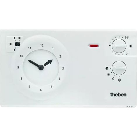 Theben RAMSES 722 Termostato orologio analogico meccanico, a parete, programma giornaliero/settimanale, 230 V, 7220030