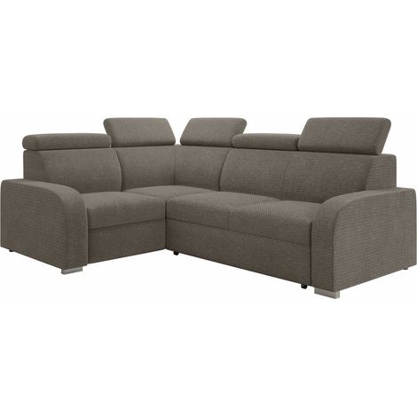 Sofá rinconero Ovos III, Crown 4, Función de descanso, 250x200x100cm, 0