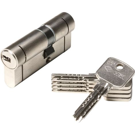 Cylindre de serrure 10 L.30 + 40mm 5 clés (1/5)