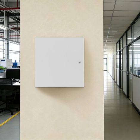 Outdoor Electrical Box IP65 Weatherproof Enclosure with Lock and Keys, Wall Mount Steel Junction Box for Indoor Outdoor Use, Protection from Dust Rain Snow 60x60x20cm (1/5)