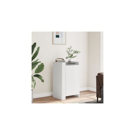 Buffet blanc 45x35x75 bois d'ingénierie (1/5)