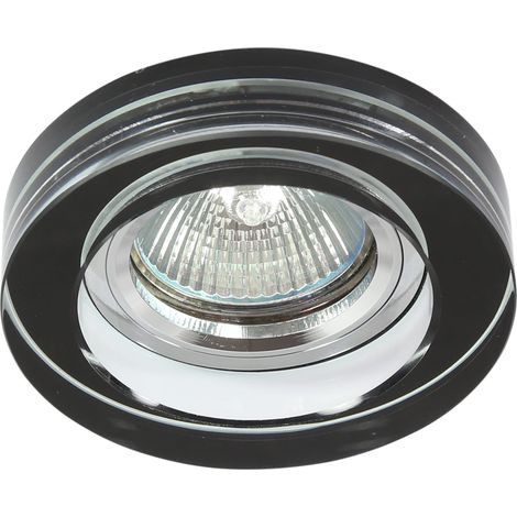 Spot encastré plafond Candellux SS-31 MR16 noir chrome (1/3)