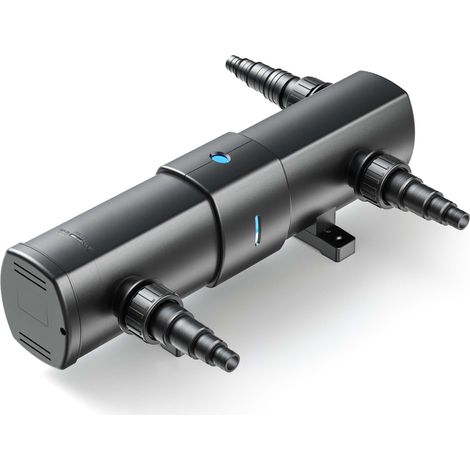 SunSun CUV-224 Stérilisateur Clarificateur de bassins ou d’étang - débit max. de 4500 l/h - avec Lampe rayons UV-C 24 W - pour Poissons et plantes aquatiques - Cours d’eau en hélice